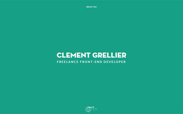 20个简洁风格的设计师网站设计欣赏