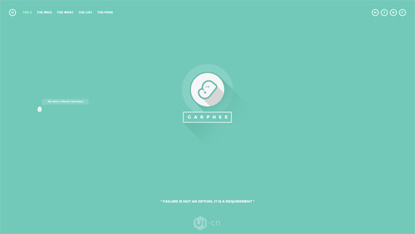 20个简洁风格的设计师网站设计欣赏