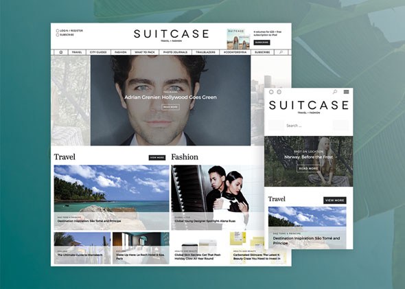 精选国外杂志风格网页设计欣赏