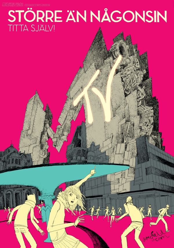 MTV音乐频道创意海报设计作品欣赏