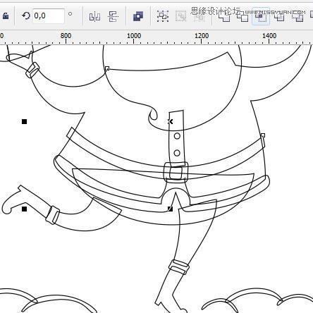 CorelDRAW绘制卡通风格的圣诞节插画