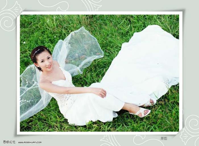 使用Photoshop CS3给复杂背景婚纱照片抠图教程