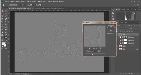 Photoshop结合LR调出更有意境的桃花