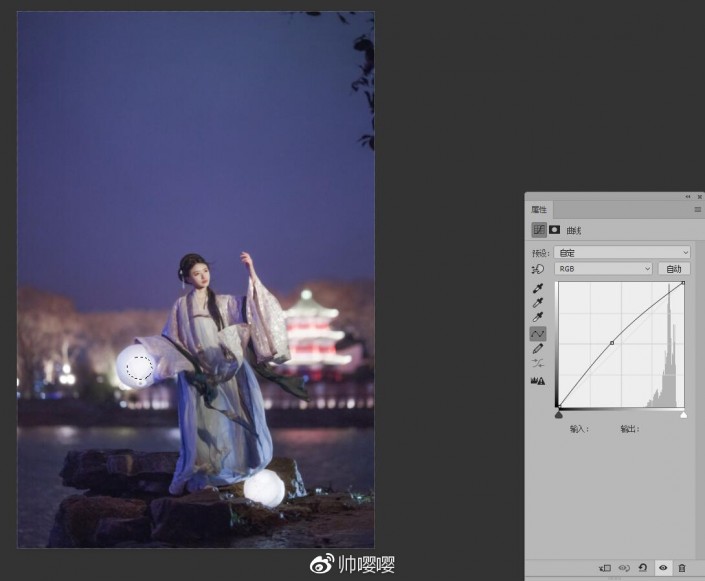 夜景调色：用LR给夜景人像进行修图