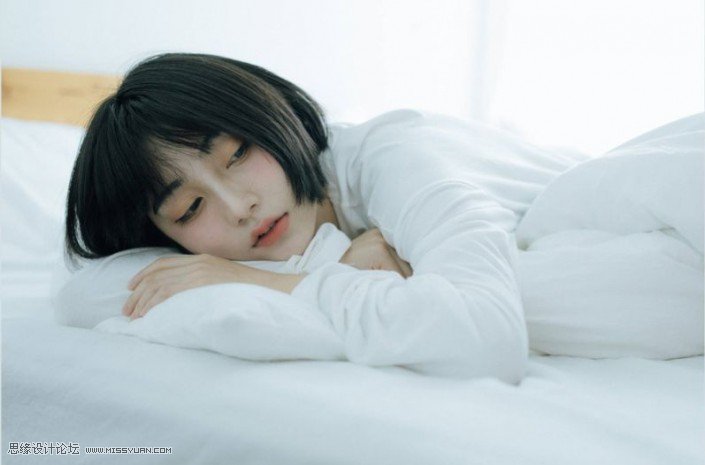 通透效果:用LR软件调出人像小清新效果