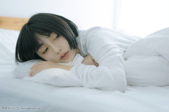 通透效果:用LR软件调出人像小清新效果