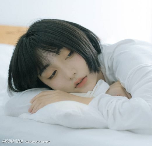 通透效果:用LR软件调出人像小清新效果