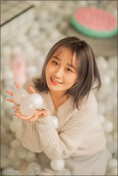 粉彩效果:用LR调出人像粉彩艺术效果