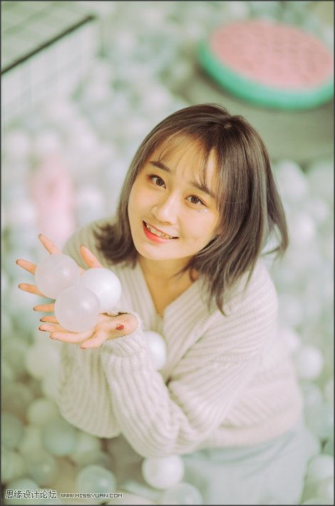 粉彩效果:用LR调出人像粉彩艺术效果