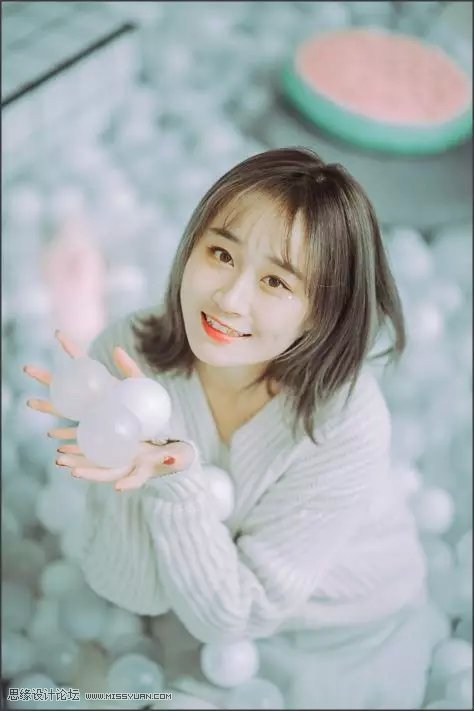 粉彩效果:用LR调出人像粉彩艺术效果