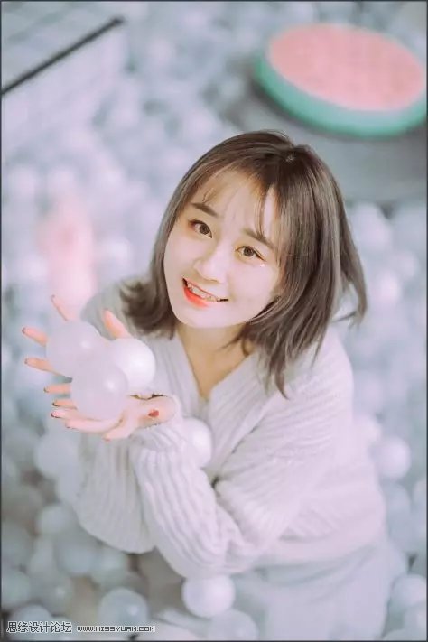 粉彩效果:用LR调出人像粉彩艺术效果