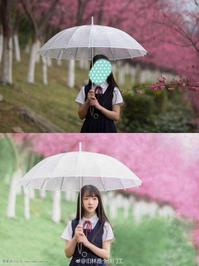 小清新效果：用LR调出人像唯美清新效果