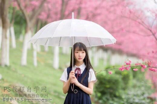 小清新效果:用LR调出人像唯美清新效果