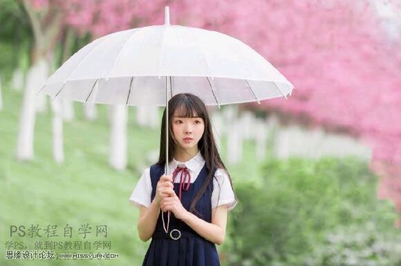 小清新效果:用LR调出人像唯美清新效果