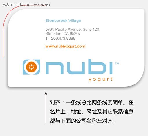 详细介绍名片设计中的内容表现