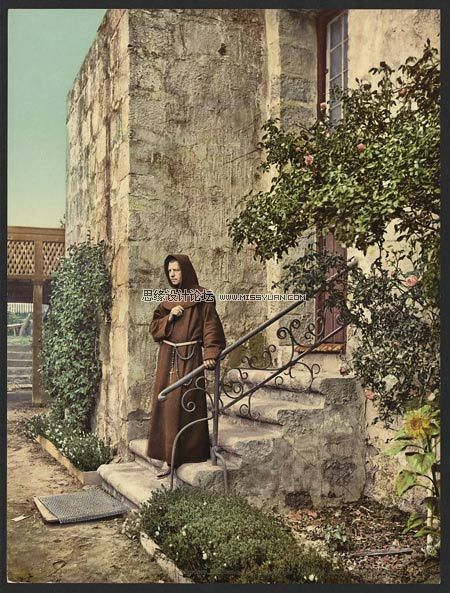 黑白相片变成逼真的彩色照片