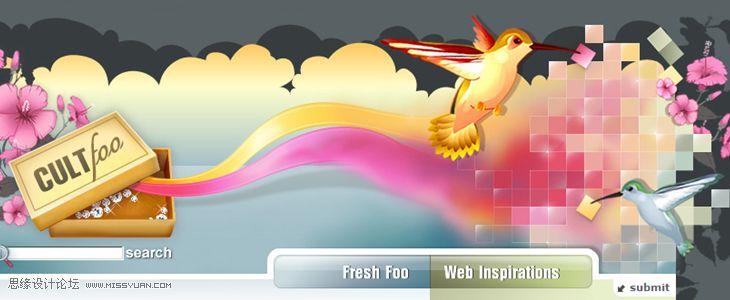 网站Banner的构成与设计形态分解