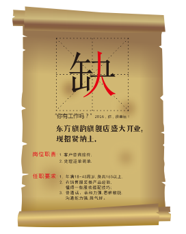 CorelDRAW X8简单制作企业招聘海报