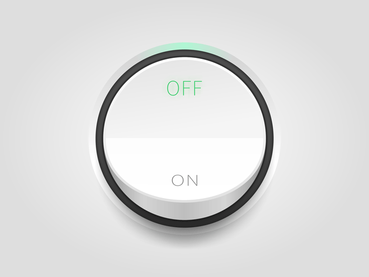 CorelDRAW绘制立体风格的UI开关图标设计教程