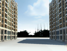 3DMAX给室外建筑楼房单体渲染效果教程