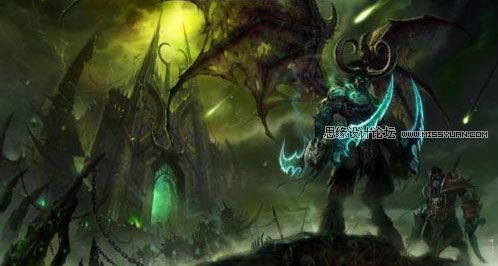 Maya制作华丽复杂的伊利丹教程