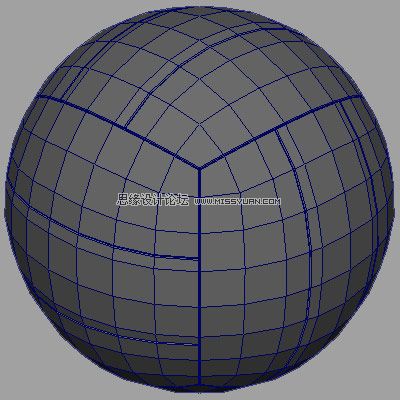 Maya建模教程：如何创建一个排球模型
