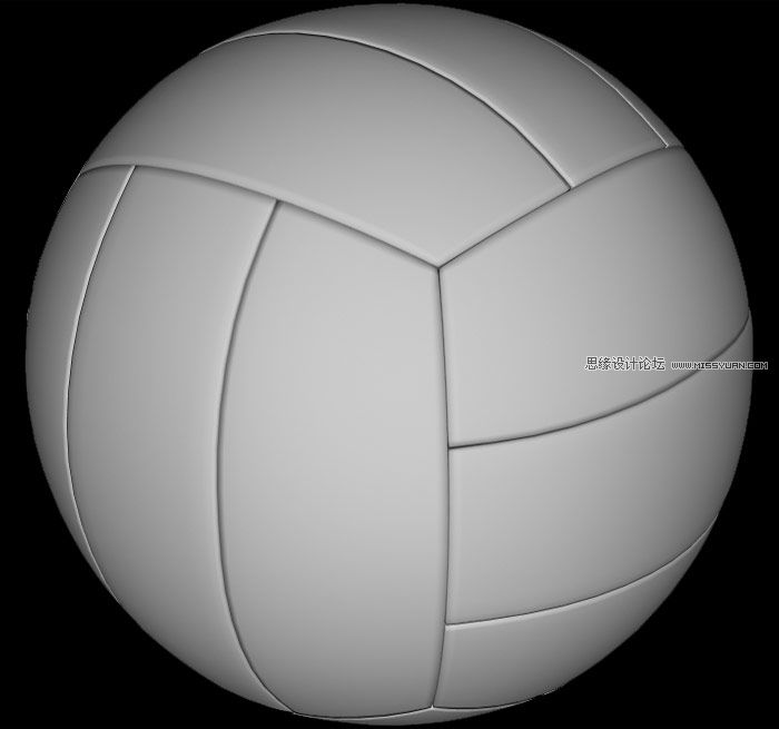Maya建模教程：如何创建一个排球模型
