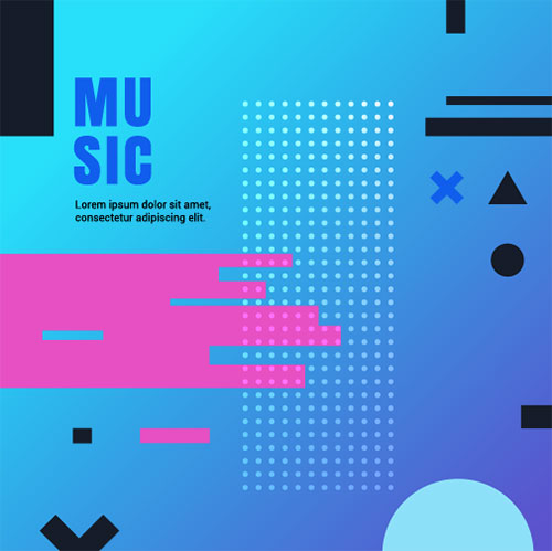 16款高质量的点线面助您做出好看的广告