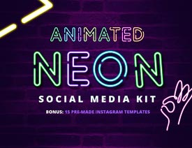 好看的霓虹灯字体免费下载