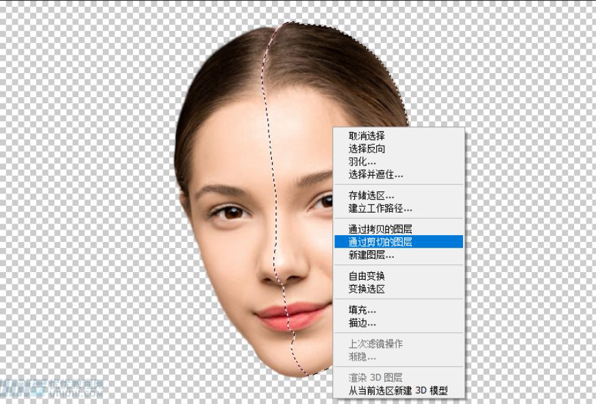 Photoshop合成创意头像长出花朵效果