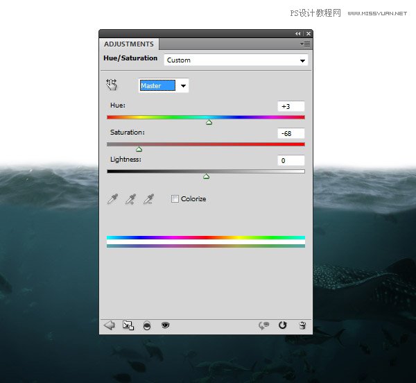 创意合成：用PS合成水中漂流的可爱猫咪