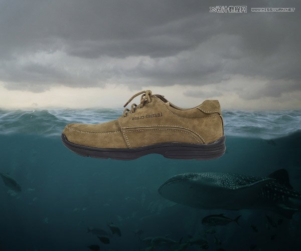 创意合成：用PS合成水中漂流的可爱猫咪