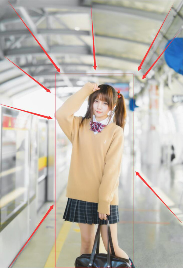 详细解析人像摄影构图中的使用技巧