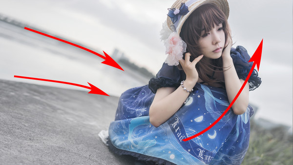 详细解析人像摄影构图中的使用技巧