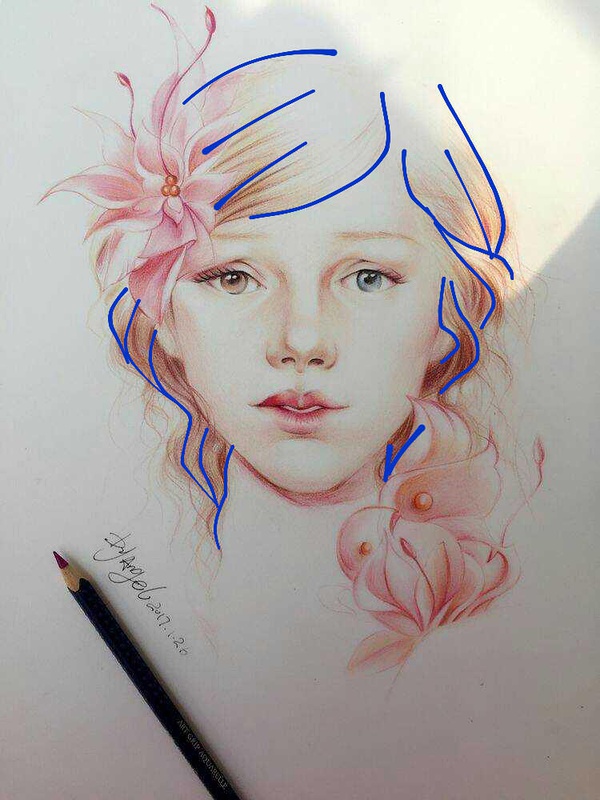 详细解析CG绘画中如何绘制美女头发